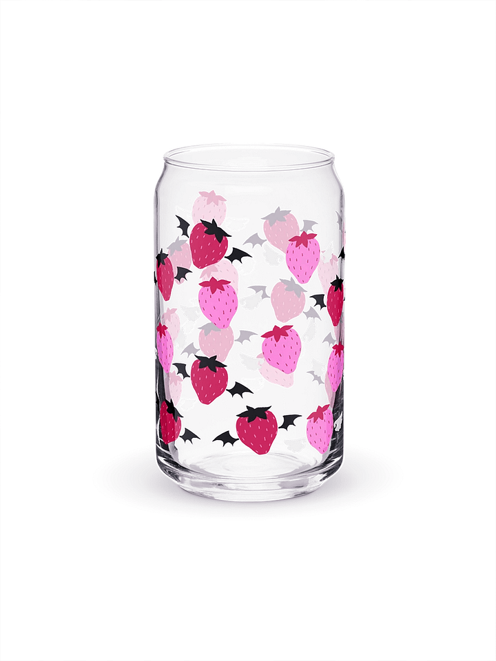 angel x devil strawberries // glass can cup product image (2)