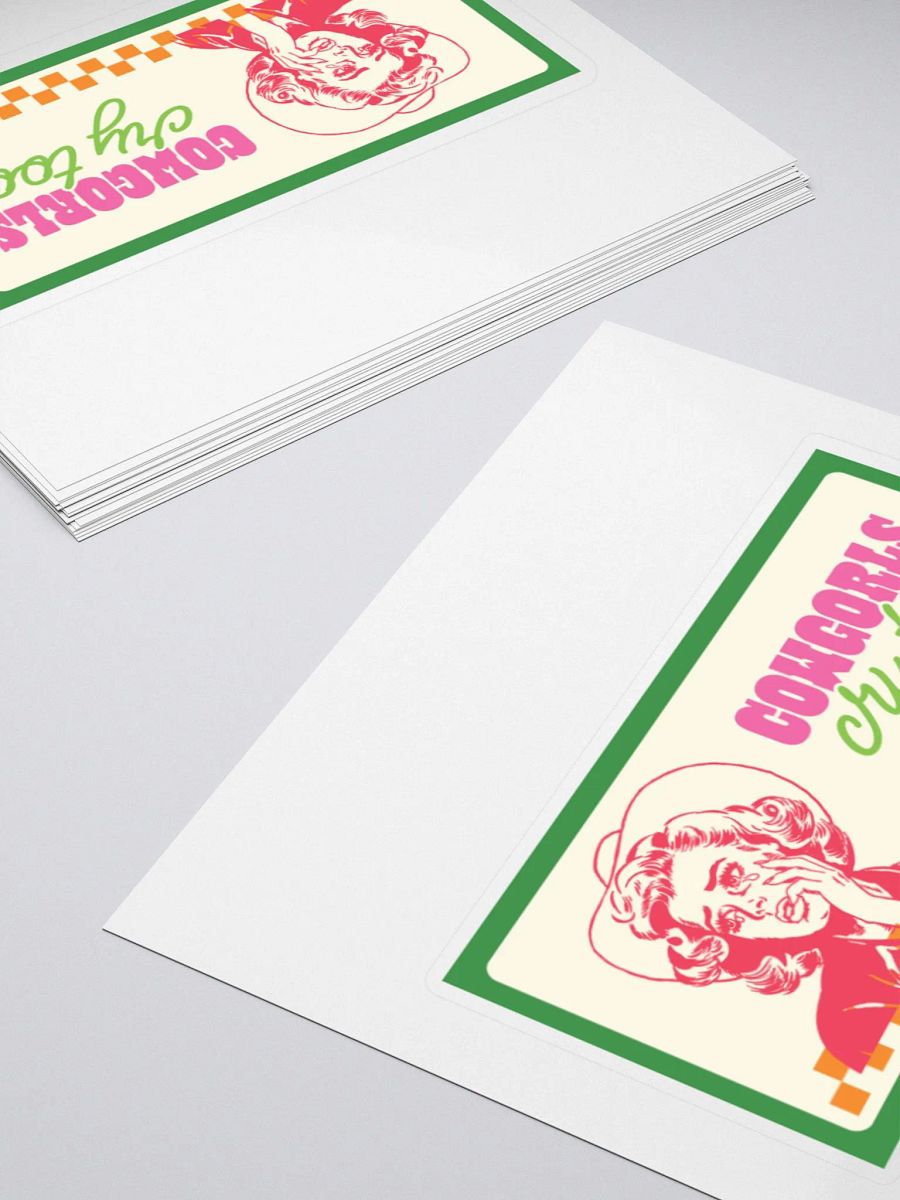 cowgorls cry too sticker product image (12)