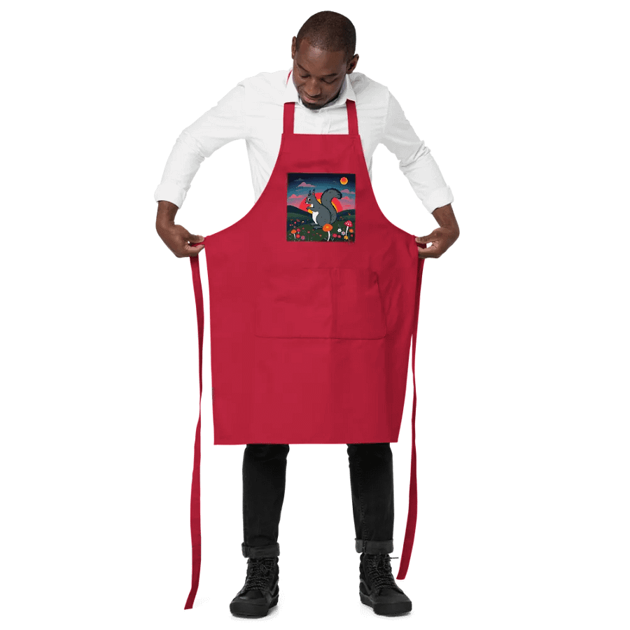 Whimsical Squirrel Adventure Apron product image (2)