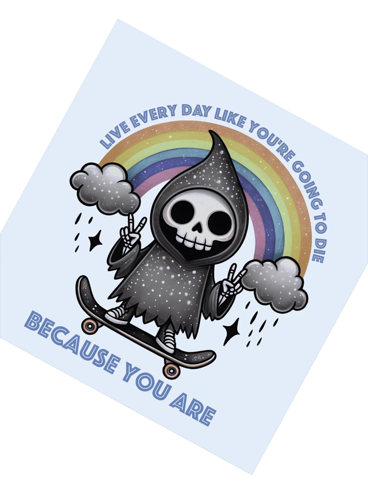 Live Every Day Sticker (Blue) product image (2)