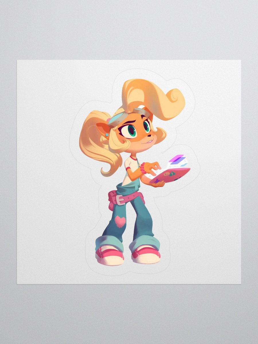 CoCo Bandicoot Kiss Cut Stickers product image (1)