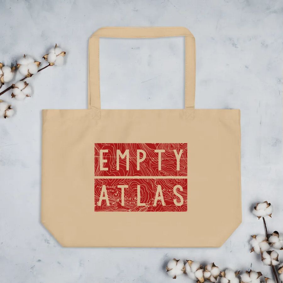 Topographic Map Tote product image (3)