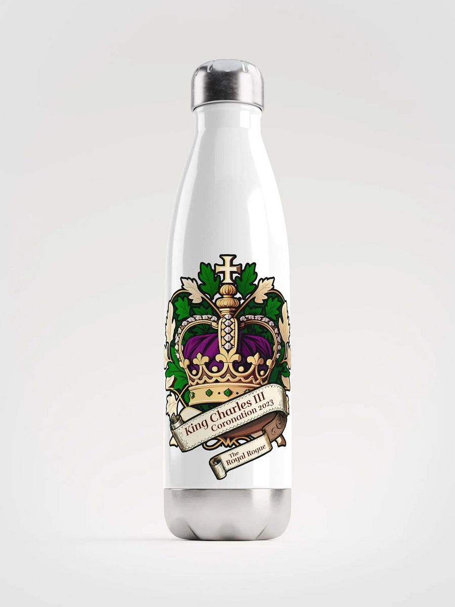 King Charles III Coronation Stainless Steel Water Bottle product image (1)