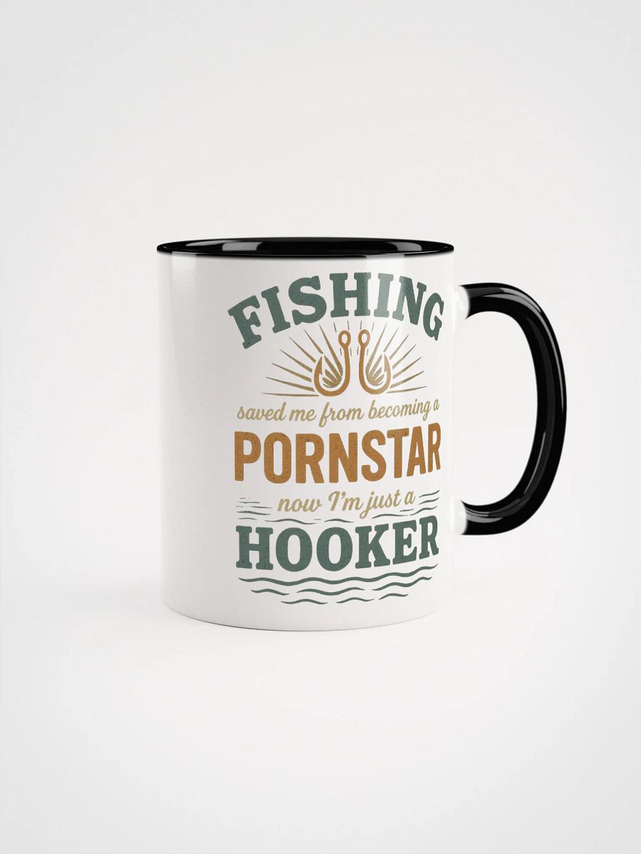 Vintage Fishing Hooker Humor Coffee Mug – Funny Gift product image (3)