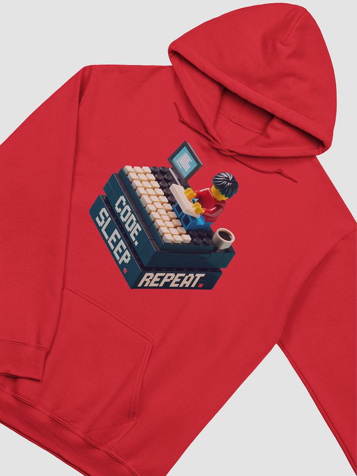 Code. Sleep. Repeat. Hoodie – Pixel Dev x Limitless product image (2)