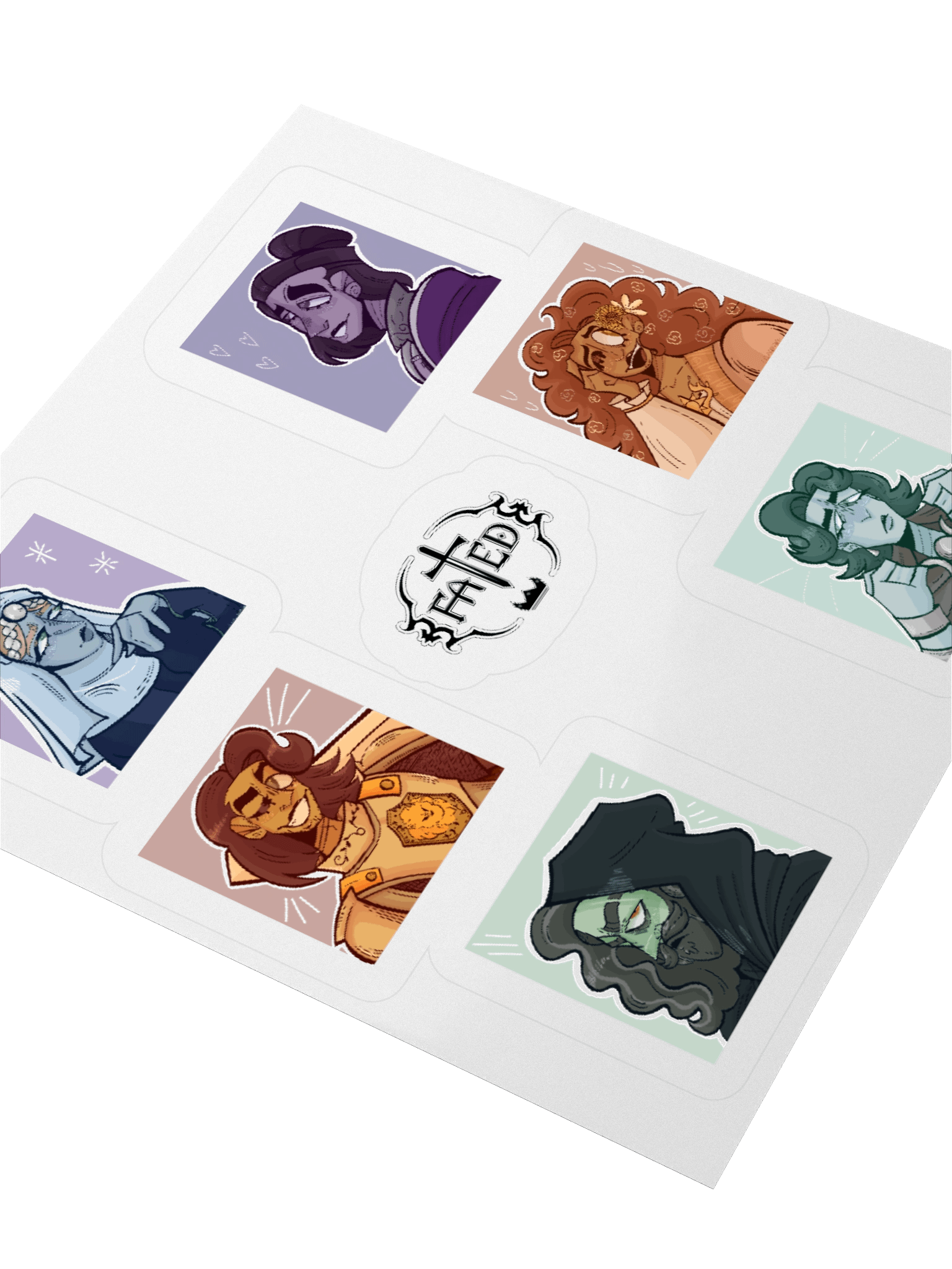 Fated Main Cast Sticker Set (Act 1) product image (8)