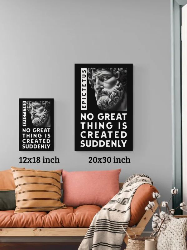 Epictetus Motivation Quote Matte Paper Poster product image (2)