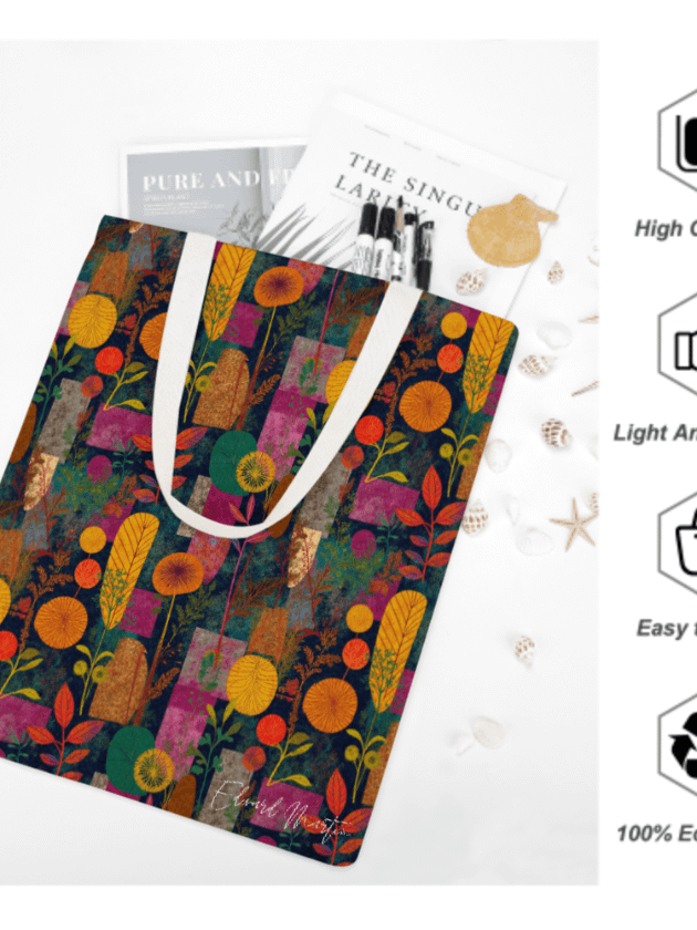 Canvas Tote Handbag-15"x18"/38x46cm product image (7)