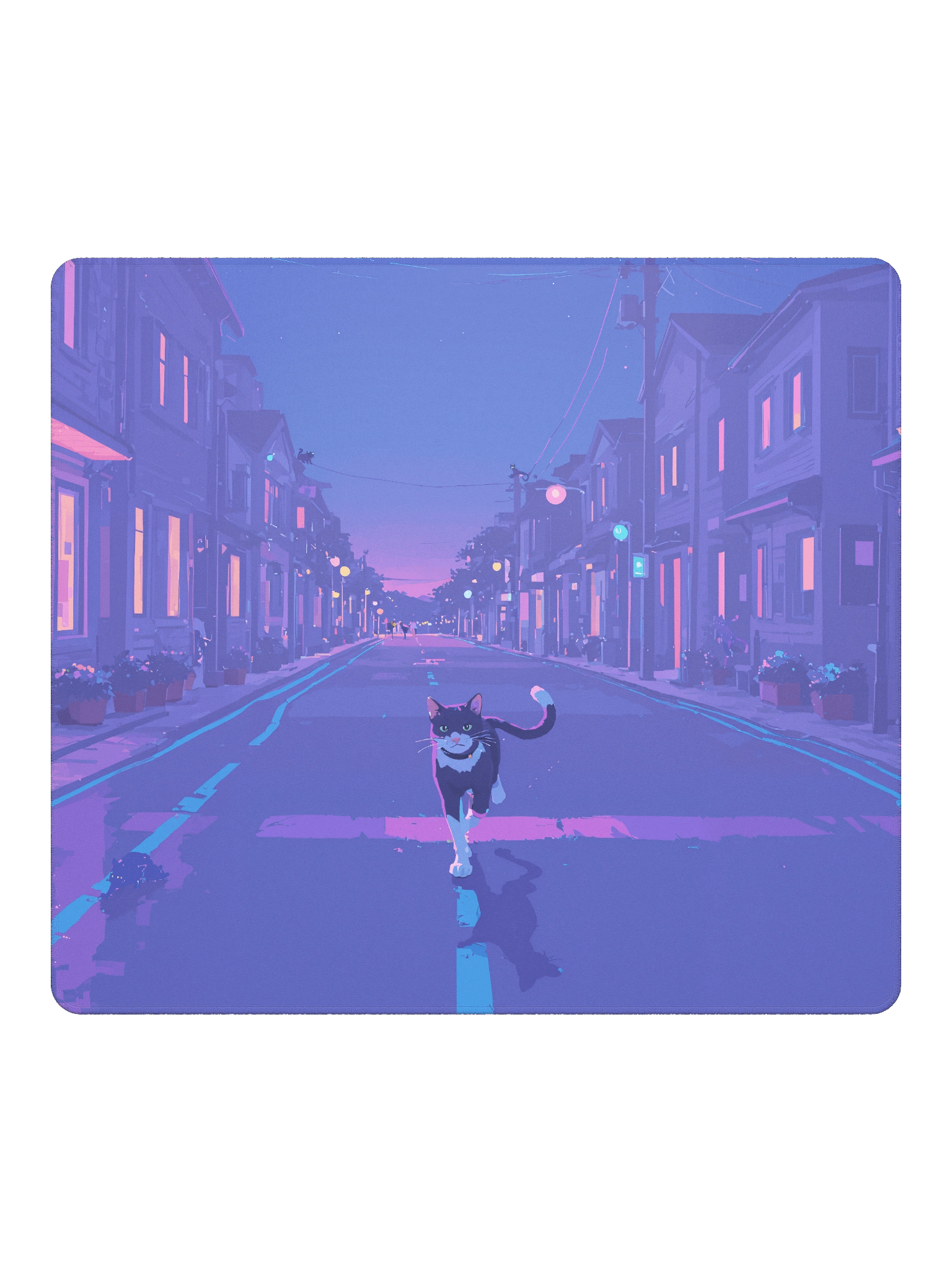 Twilight Cat Gaming Mouse Pad product image (2)