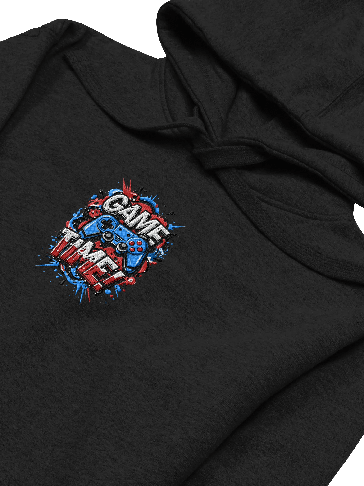 Game Time! Center Embroidered Hoodie product image (2)