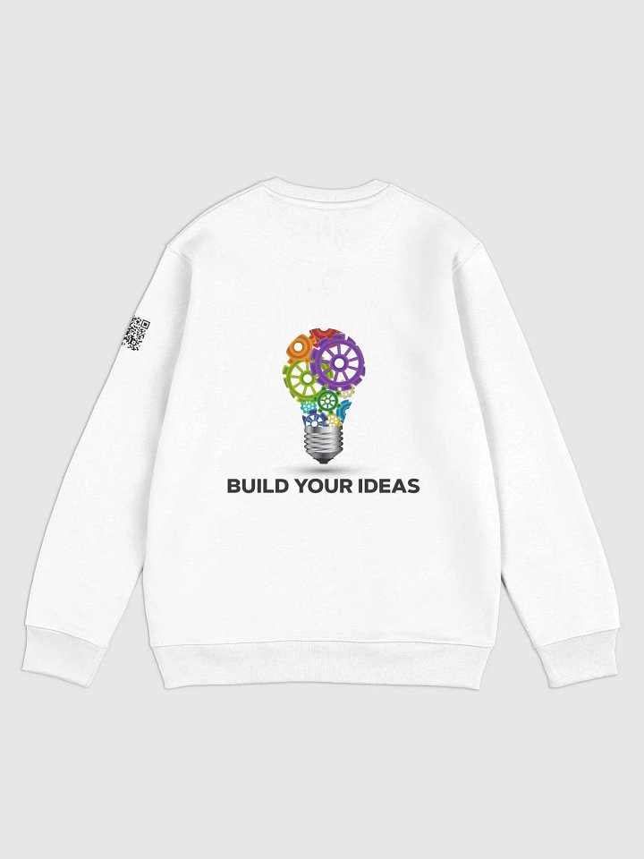 Build Your Ideas Crewneck Sweatshirt Crisp White product image (2)