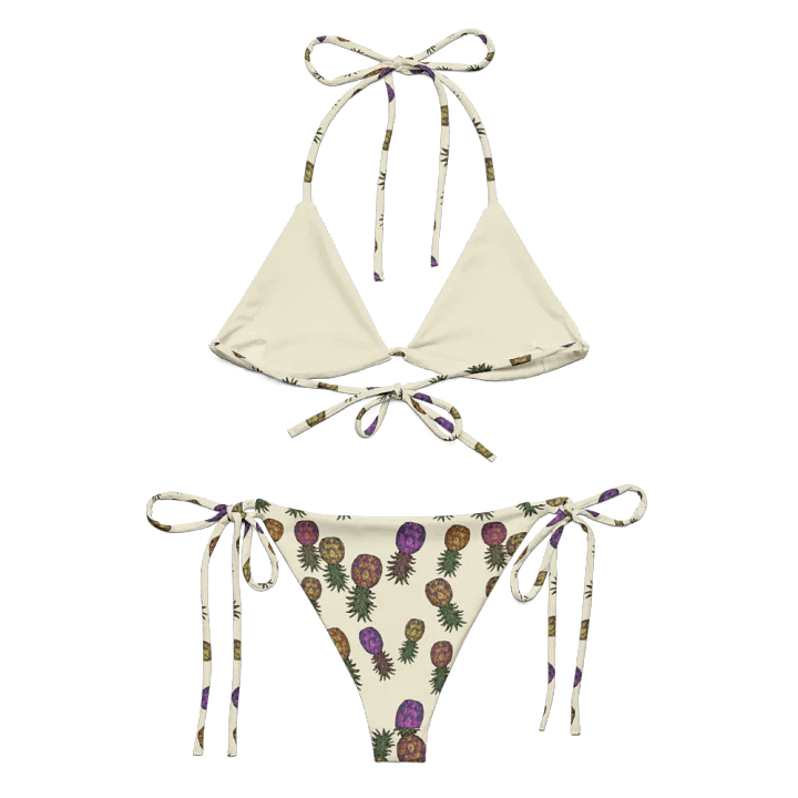 Upside-down Pineapple Swinger Pineapples Print Color Mix bikini product image (2)