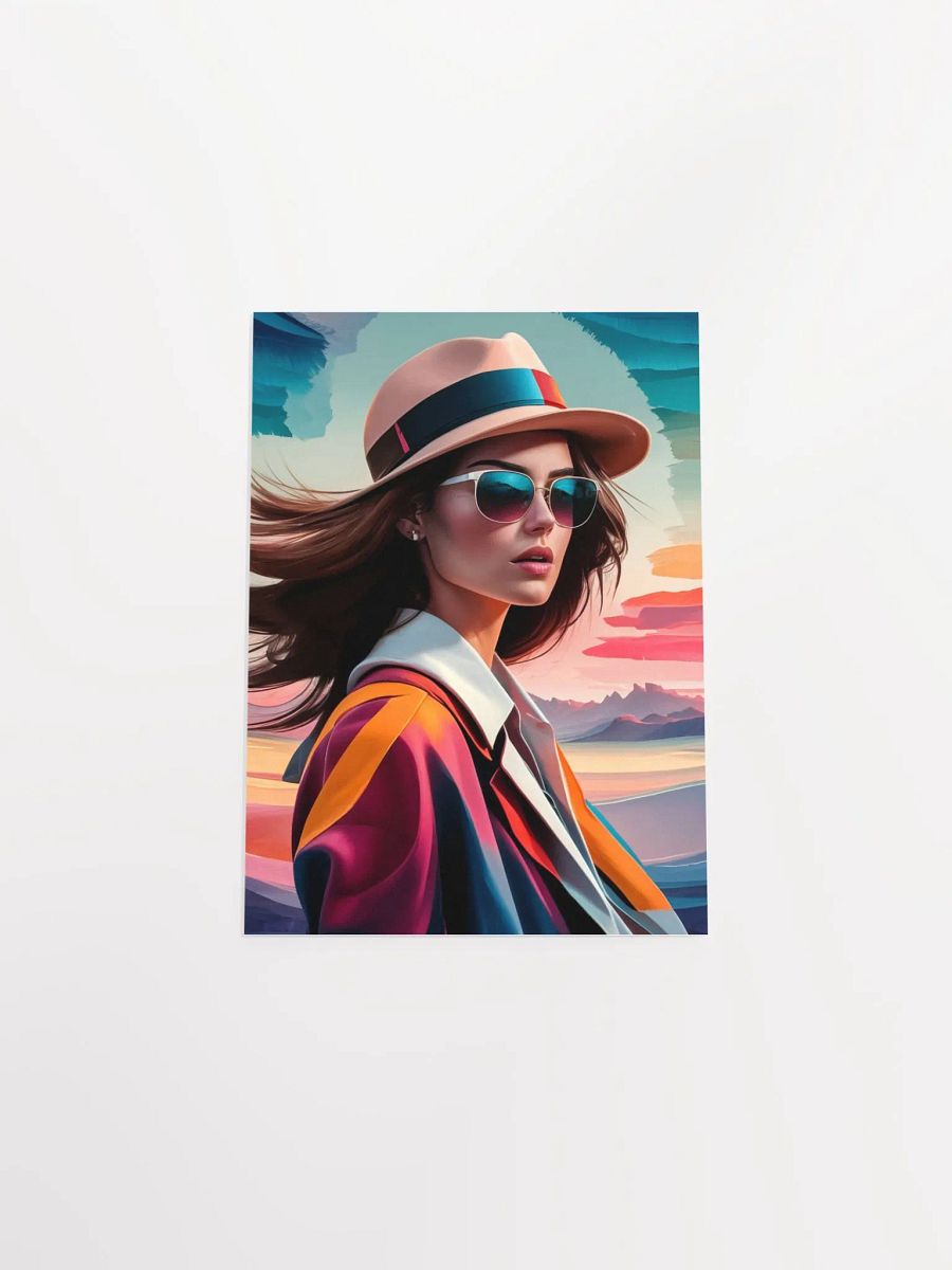 Abstract illustration of a Woman Poster - 12 product image (14)