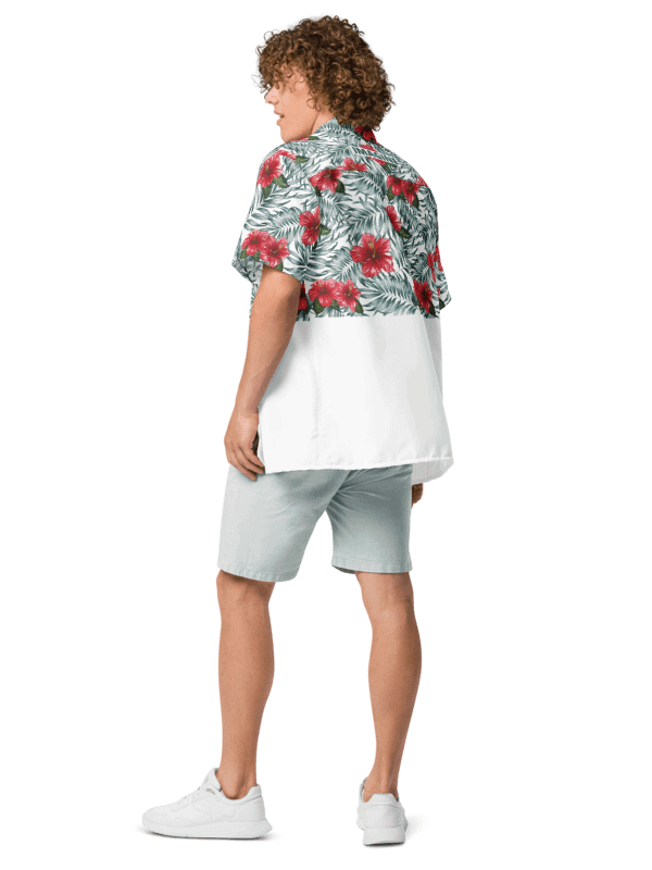 Hibiscus Leaf Design | Unisex Hawaiian Shirt product image (3)