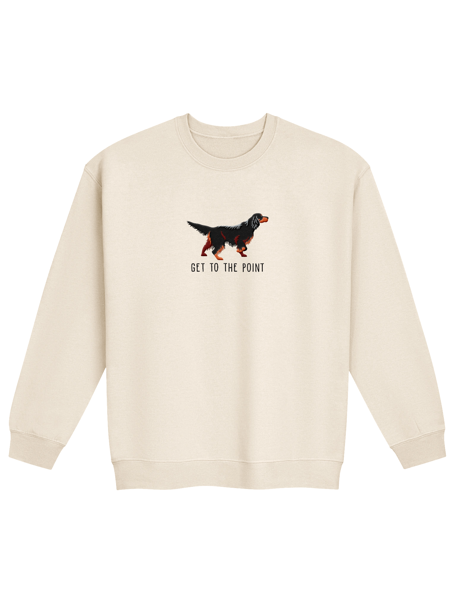 Get to the Point Sweatshirt (Embroidered) of an Gordon Setter product image (21)