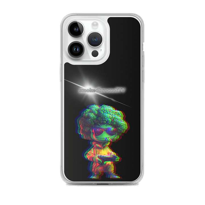 glitchy og brocc iphone case product image (2)