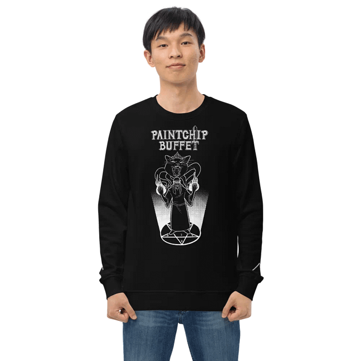 paintchipbuffet cult of kbthulu printed sweatshirt product image (1)