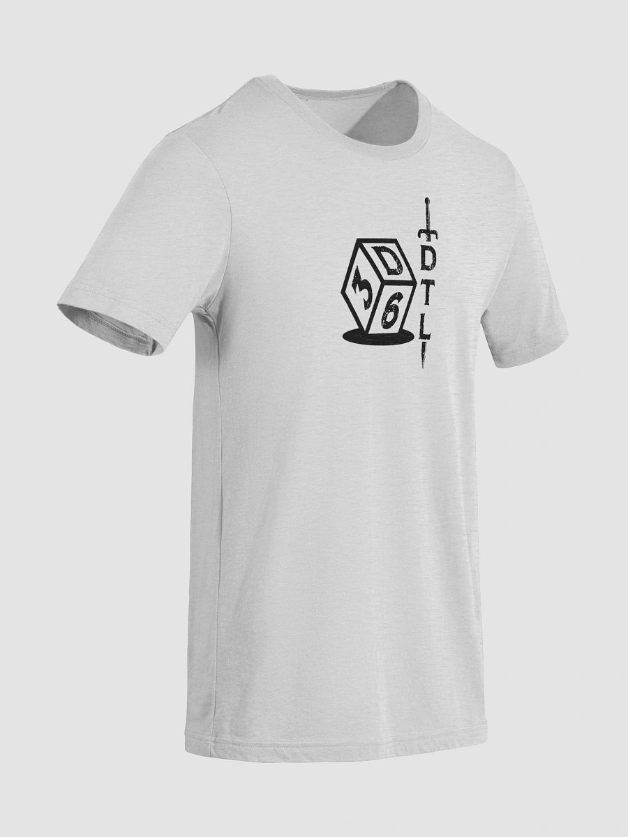 3d6DTL Vertical Logo on Light Triblend T-Shirt product image (33)