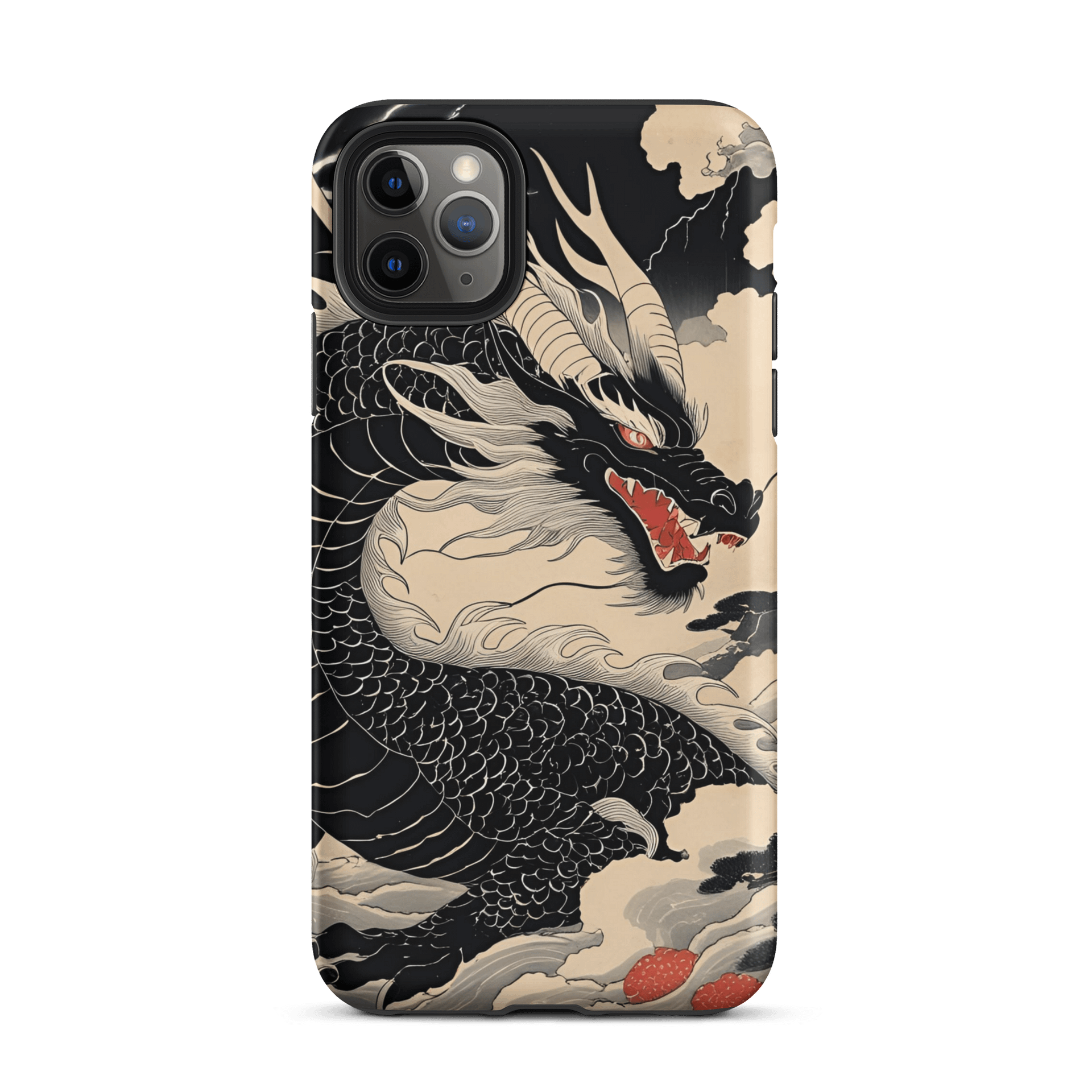 Ryoshin - Kurai Ryū (Dark Dragon), Ancient Ryū Collection, iPhone® Tough Case product image (48)