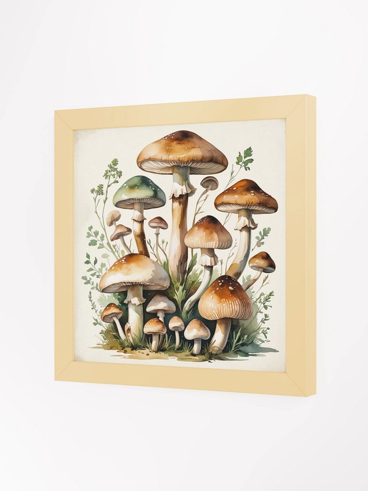 Enchanted Mushroom Grove Matte Poster product image (2)