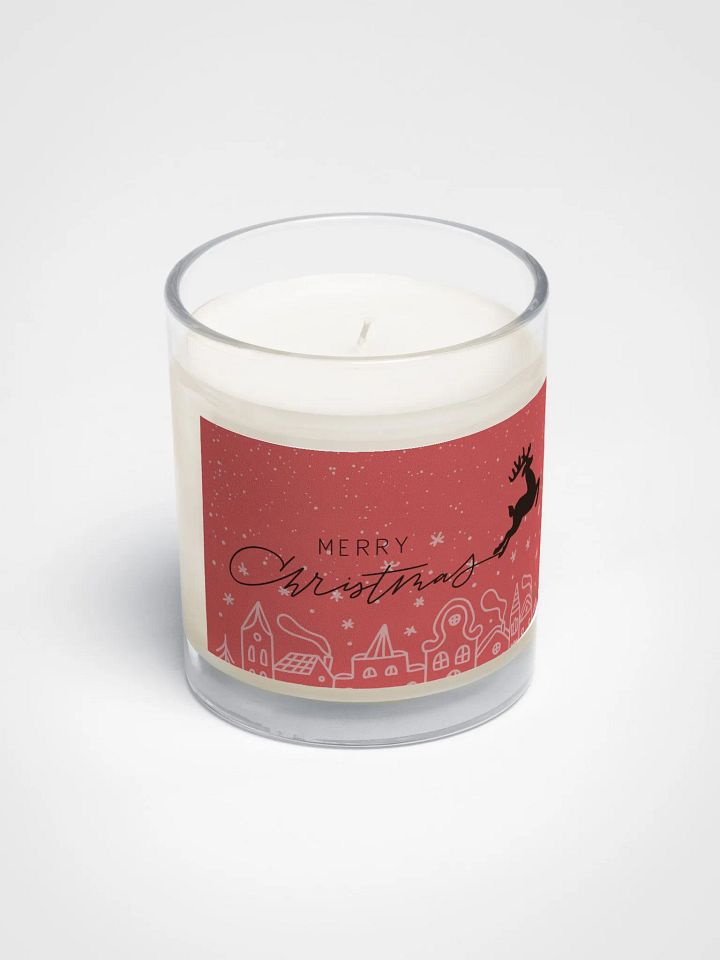 Festive Reindeer Soy Wax Candle product image (2)