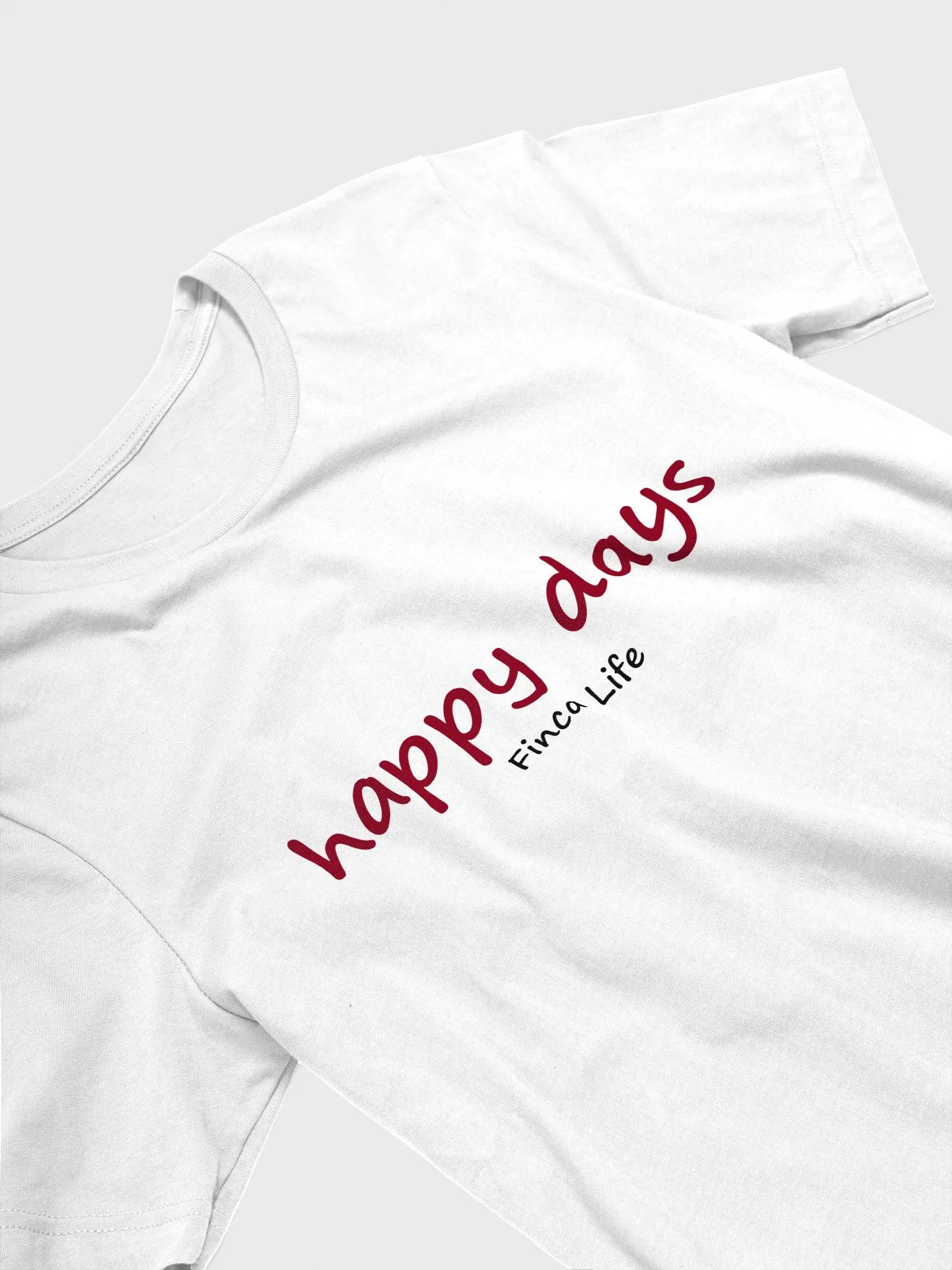 Happy Days tee 1 - white product image (3)