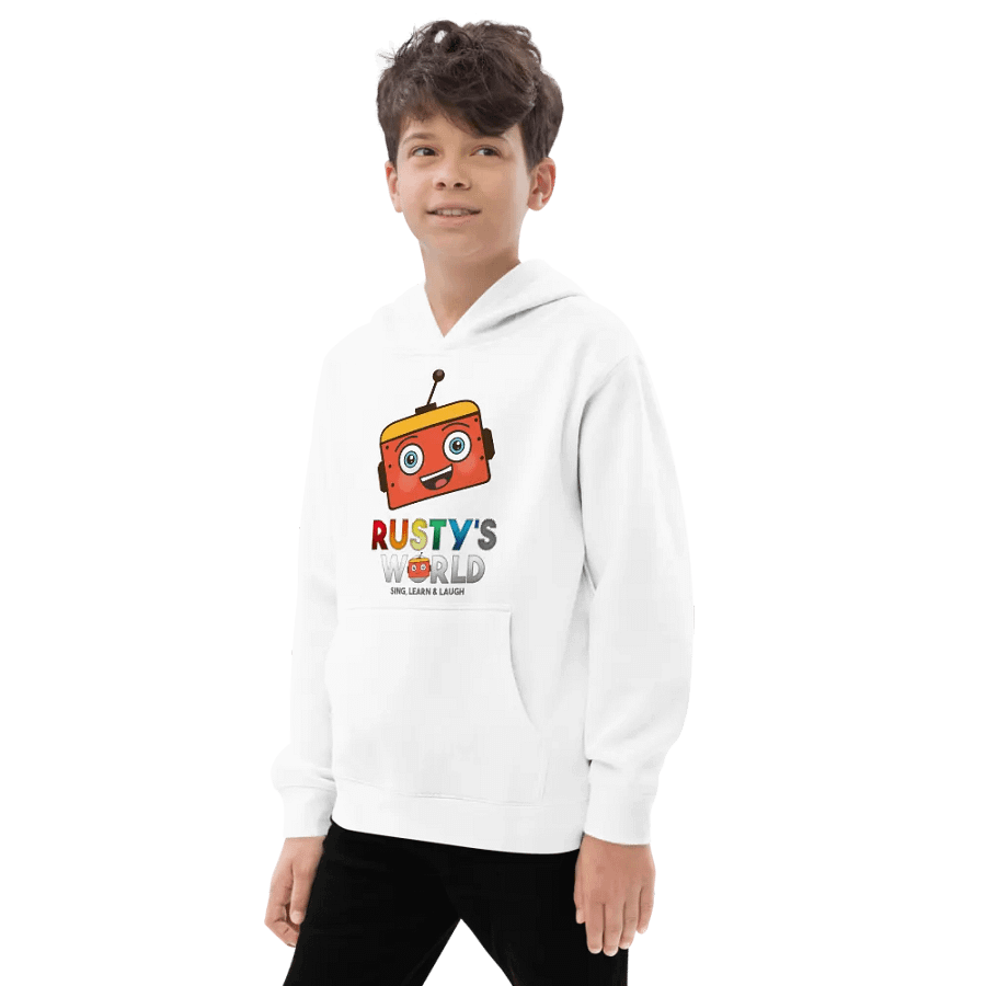 Rusty's World Fleece Pullover – Featuring Leo & Rusty product image (3)