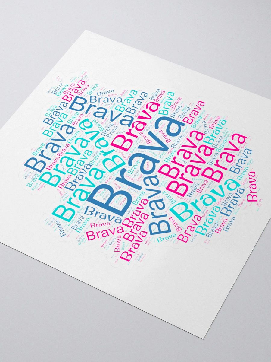 Brava Burst Kiss Cut Stickers product image (3)