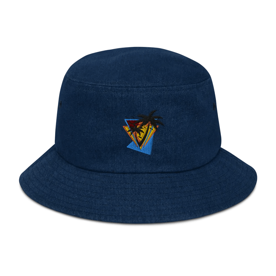 Sunset Vibes Denim Bucket Hat product image (1)