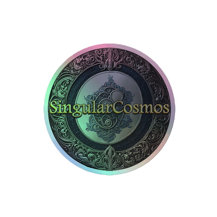 Singular Cosmos Grey Holographic Sticker product image (2)