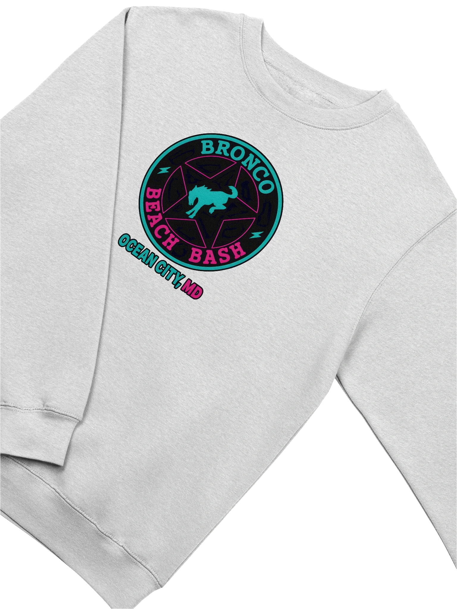2025 Bronco Beach Bash Ocean City / Destination Bigfoot Bronco Collab Full Frontal/Full Send Sweatshirt (Multiple Colors Available) product image (16)