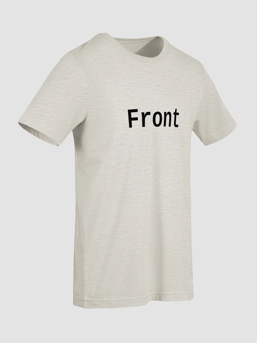 Front Back Simple Tee - Correct - Light Color product image (67)