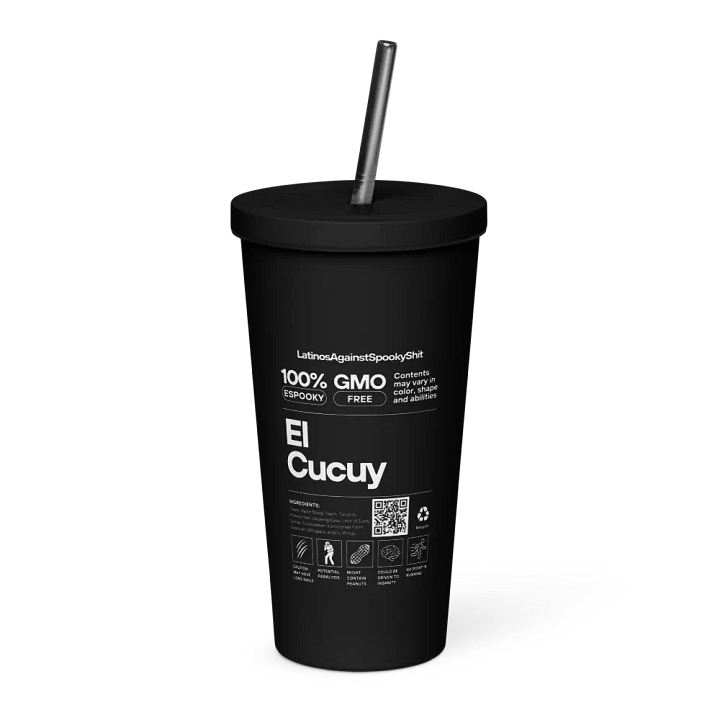 El Cucuy Nutrition Label Tumbler product image (1)