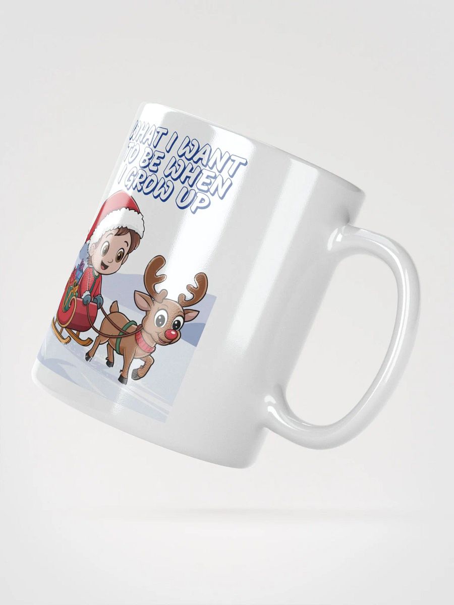 What I Want To Be When I Grow Up - Young Santa White Mug product image (6)