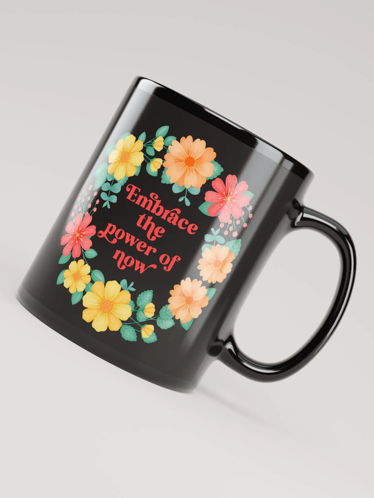 Embrace the power of now - Black Mug product image (7)