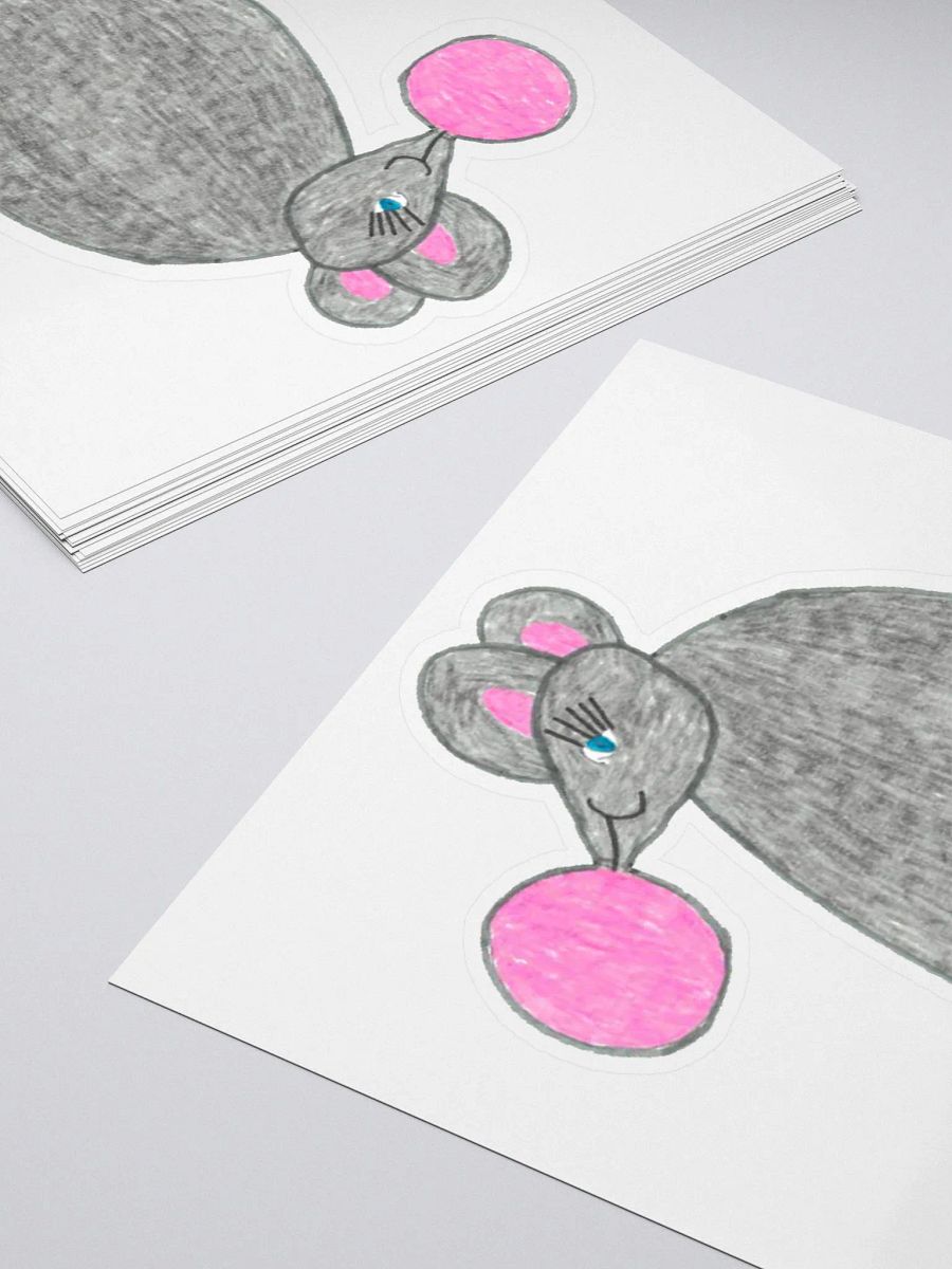 Bubblegum mouse sticker product image (4)