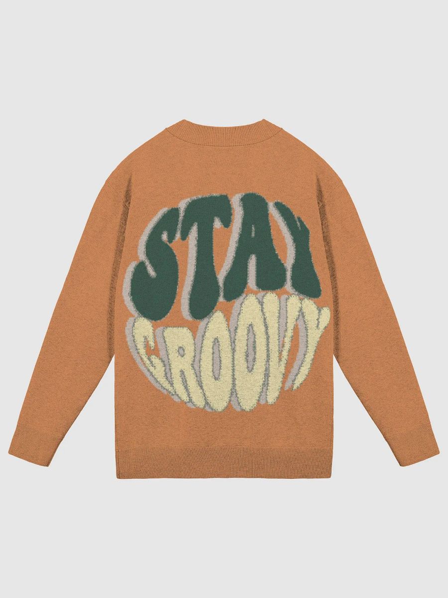 Groovy Jacquard Knit Cardigan product image (4)