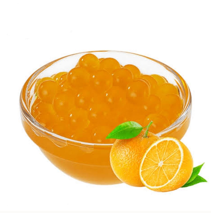 Orange Popping Boba Crystals Delicious Flavour product image (2)