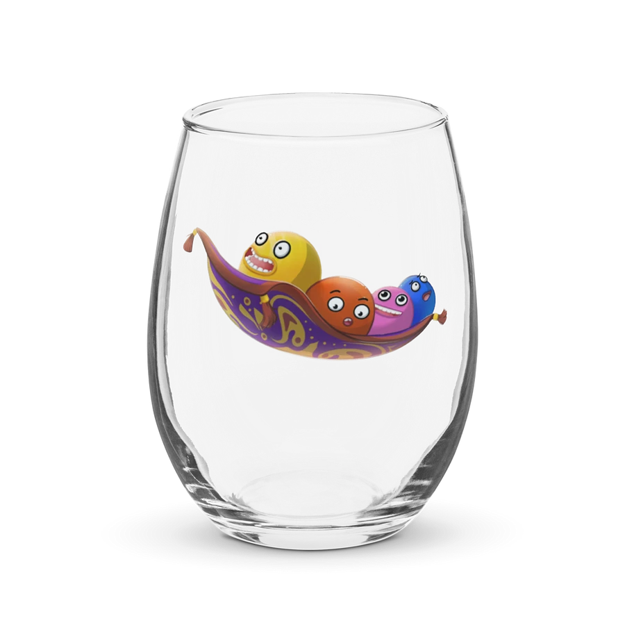 Flying Nurbs - Stemless Wine Glass product image (1)