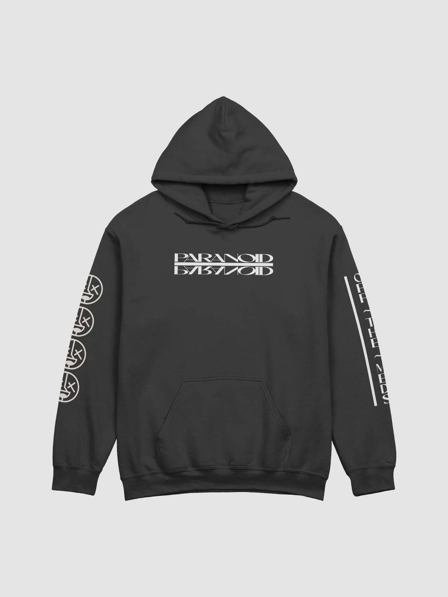 Off the Meds - White Text Hoodie product image (3)