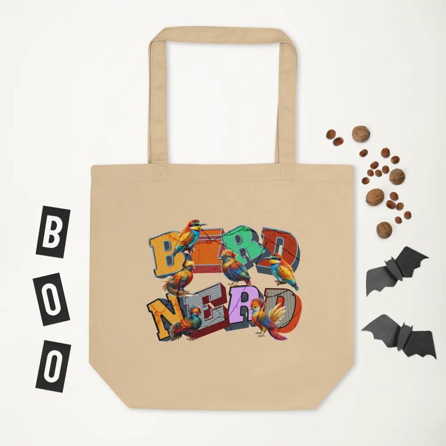 Bird Nerd Whimsical Eco Tote product image (5)