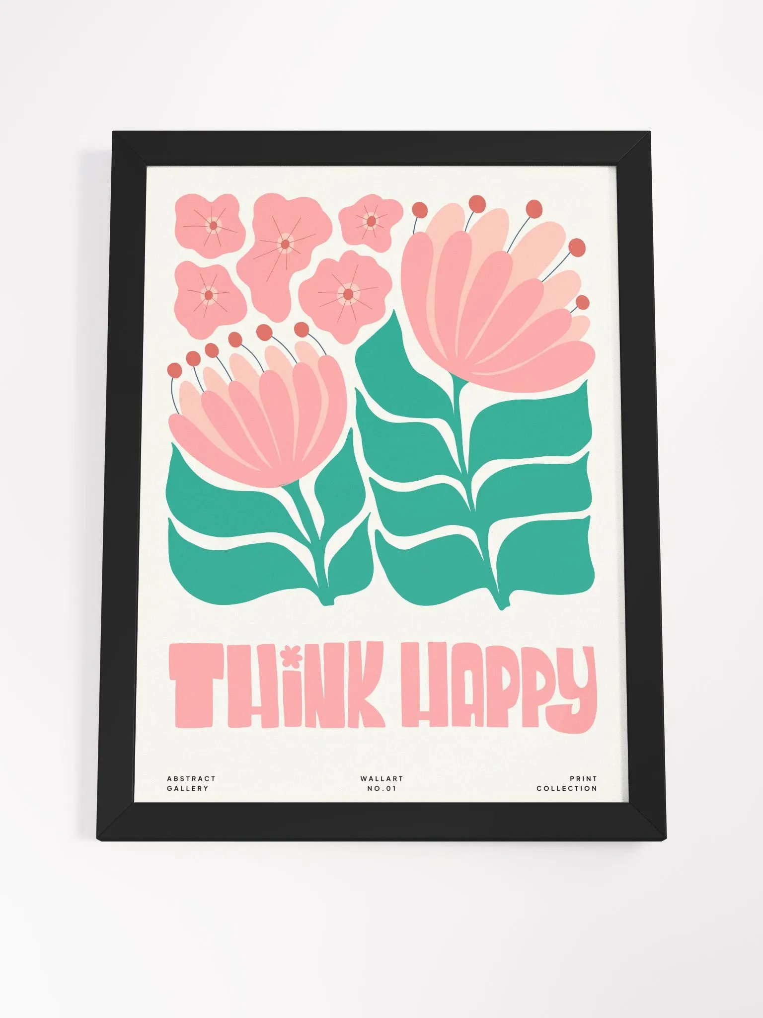 Think Happy - Framed Poster product image (4)