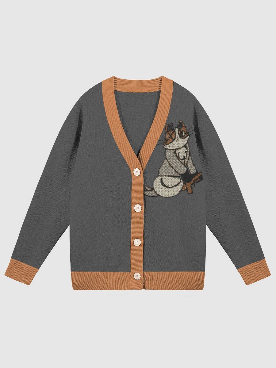 Steampunk Gunny Jacquard Knit Cardigan product image (1)