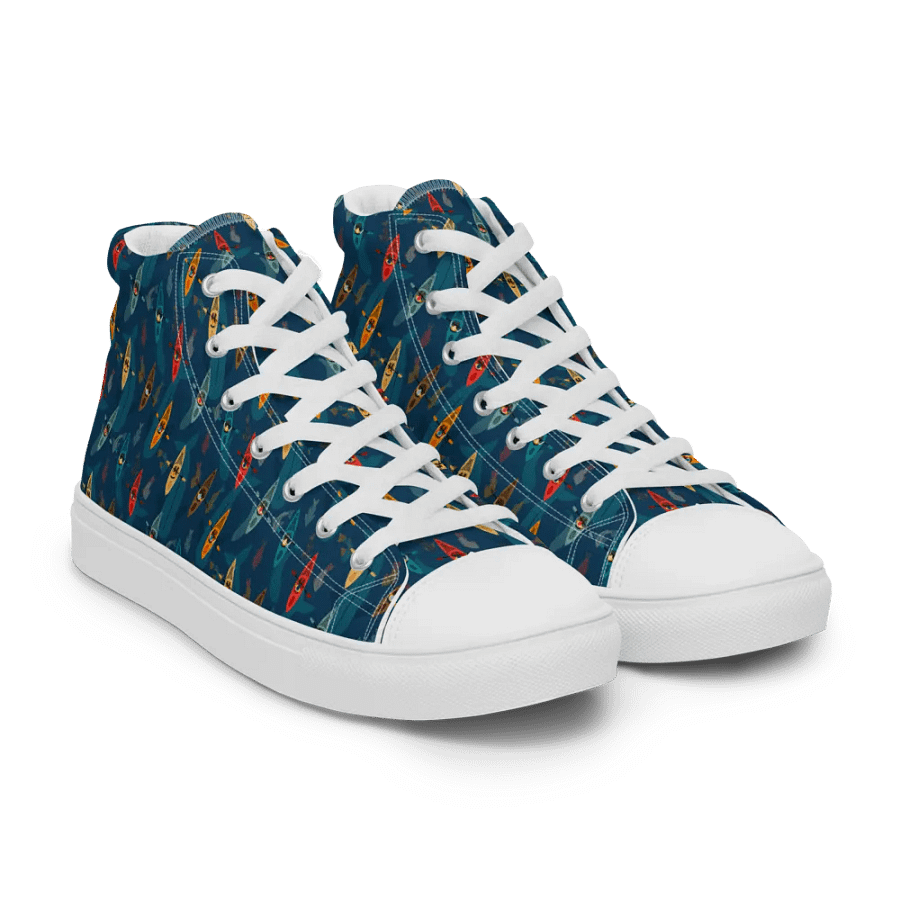 Underwater Surprise - Women High Top Canvas Shoes product image (1)