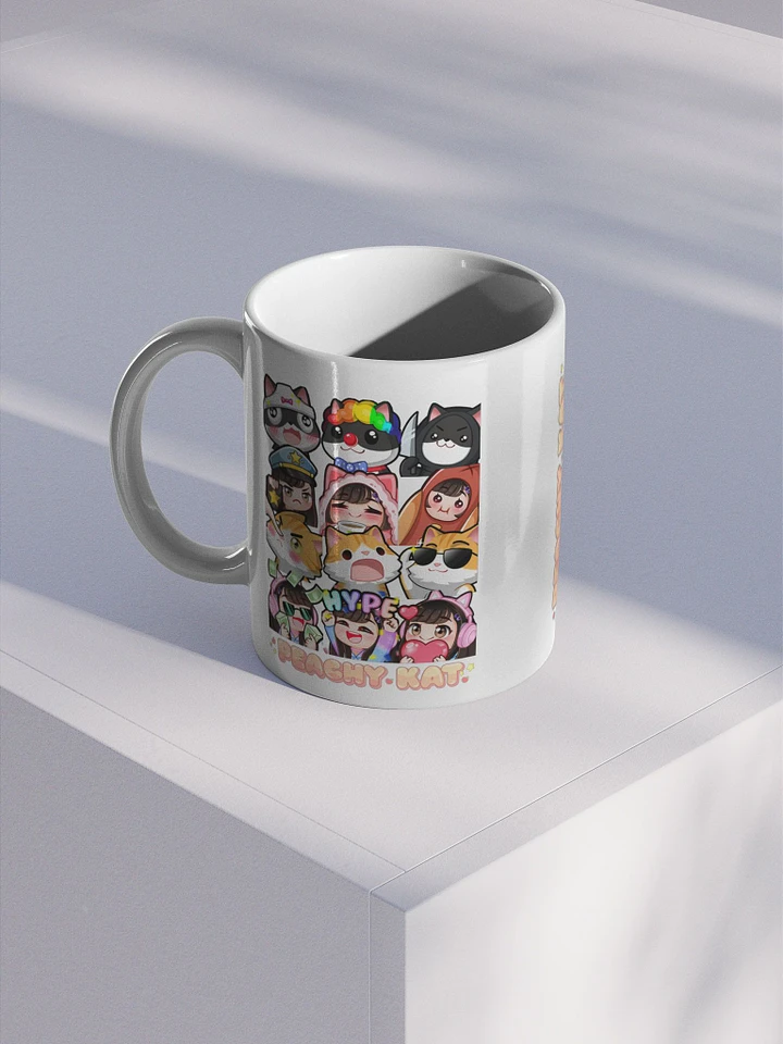 PeachyKat Emote Mug product image (1)