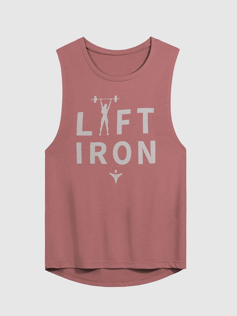 LIFT IRON | Muscle Tank (Light Text) product image (1)