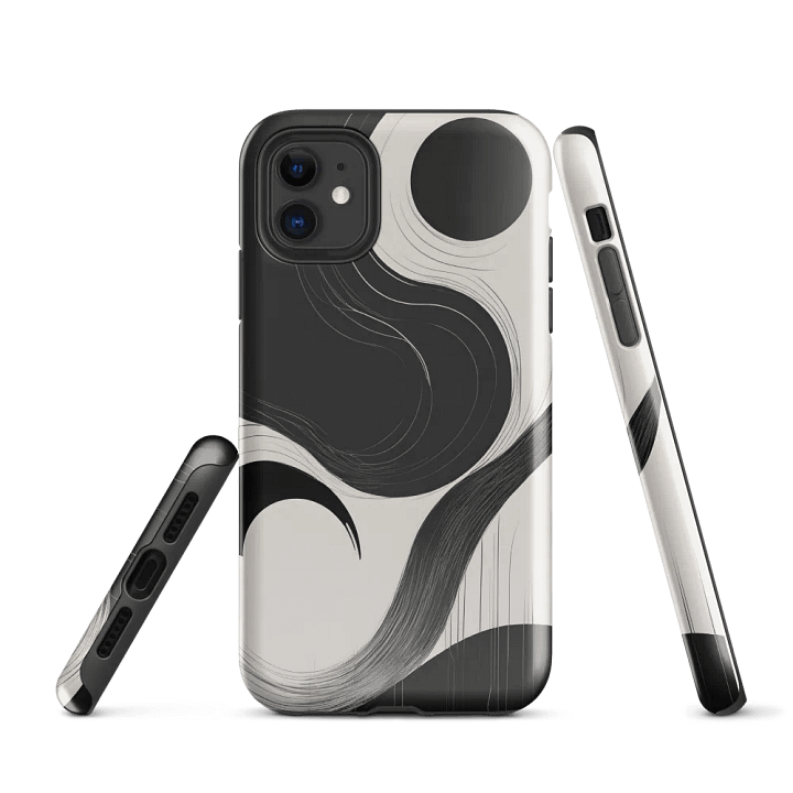 Tough Case for iPhone® – Lunar Abstraction product image (1)