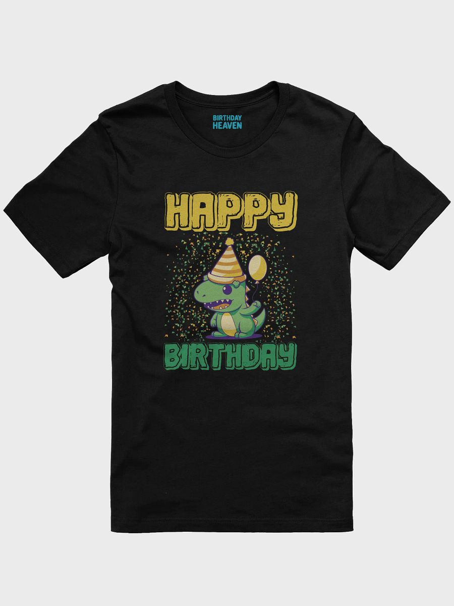 Happy Birthday (Cute Dinosaur With Balloon) T-Shirt product image (2)