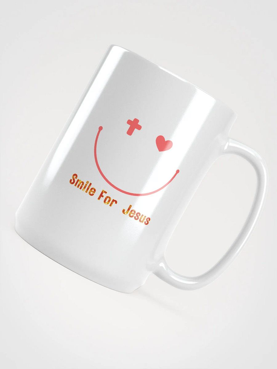 Smile For Jesus White Glossy Mug product image (5)