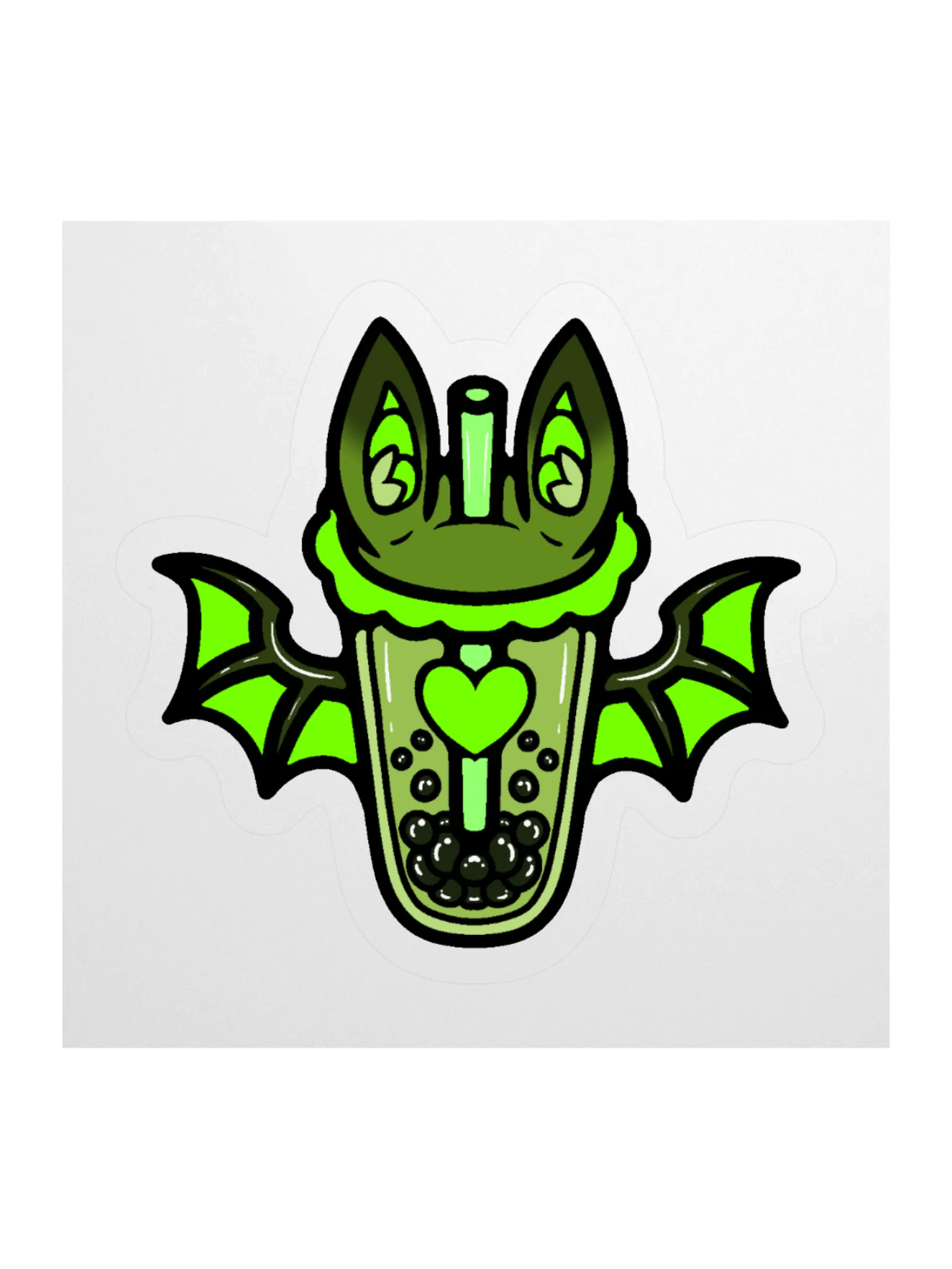 MatchaEXE Green Bobat Sticker product image (1)